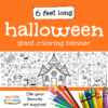 Boo-tiful Masterpiece Giant Coloring Banner