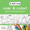 Roar & Color Giant Coloring Banner